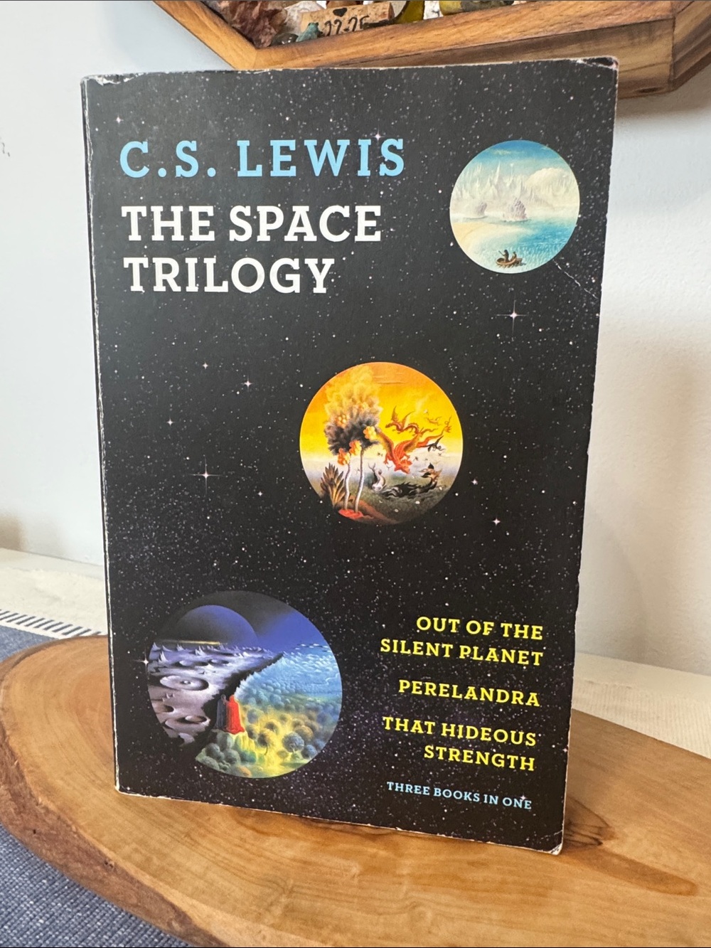 C.S. Lewis The Space Trilogy Paperback - Black Cover